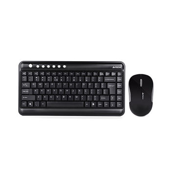 تصویر  کیبورد و ماوس ایفورتک مدل KEYBOARD MOUSE MINI A4TECH 3300 N