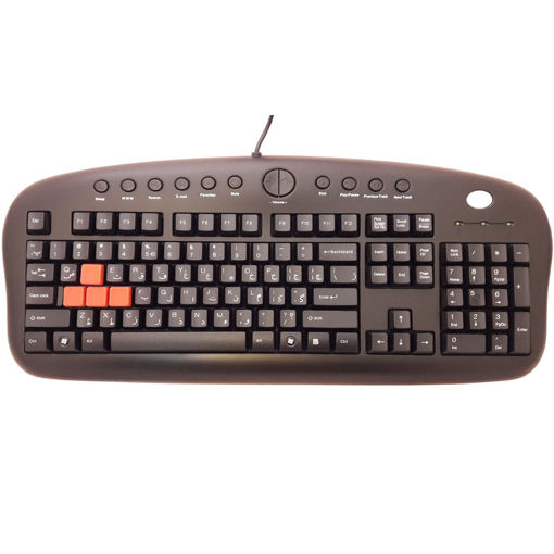 کیبورد مخصوص بازی ایفورتک مدل KEYBOARD GAMING A4TECH KB-28G