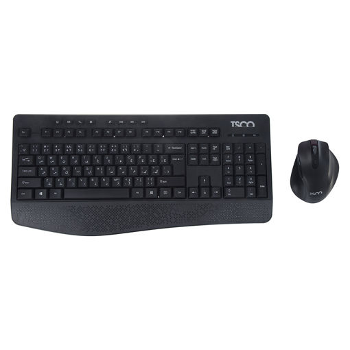 کیبورد و ماوس بی سیم تسکو مدل KEYBOARD MOUSE TSCO WIRLESS TKM-7110W