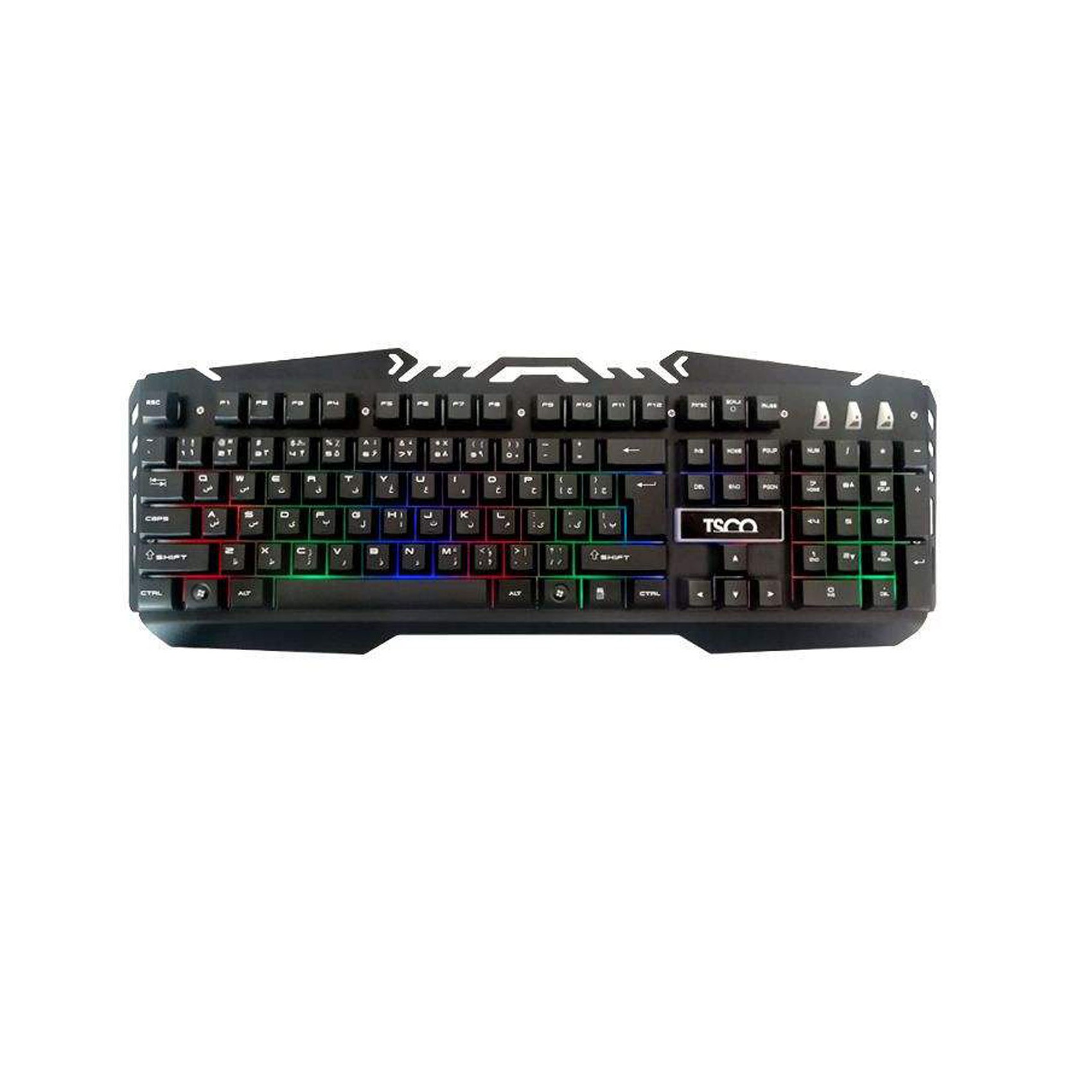 تصویر  کیبورد مخصوص بازی تسکو مدل KEYBOARD GAMING TSCO TK-8021L