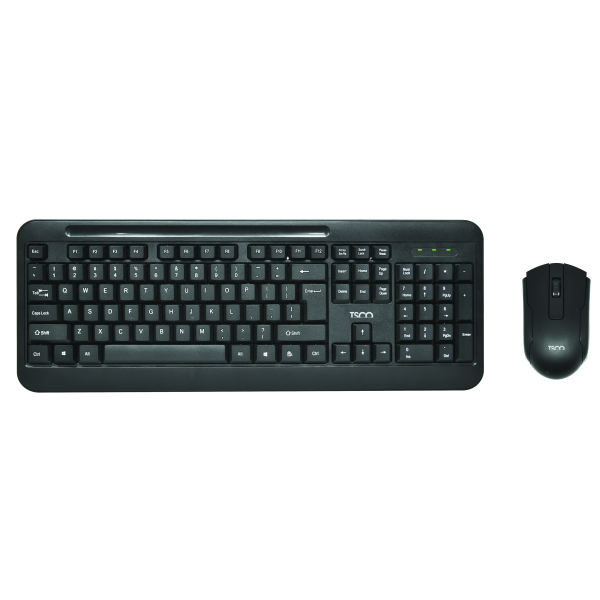 تصویر  کیبورد و ماوس سیم دار تسکو مدل KEYBOARD MOUSE TSCO TKM-8056