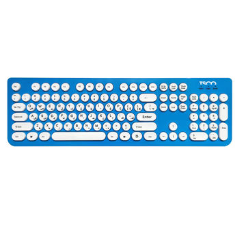 تصویر  کیبورد بی سیم تسکو مدل KEYBOARD TSCO WIRLESS TK 7001W