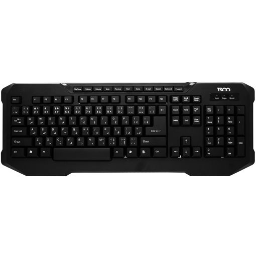 کیبورد سیم دار تسکو مدل KEYBOARD TSCO TK 8026 با حروف فارسی