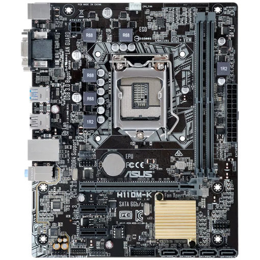 مادربرد ایسوس مدل MAIN BOARD ASUS H 110M-K اصلی