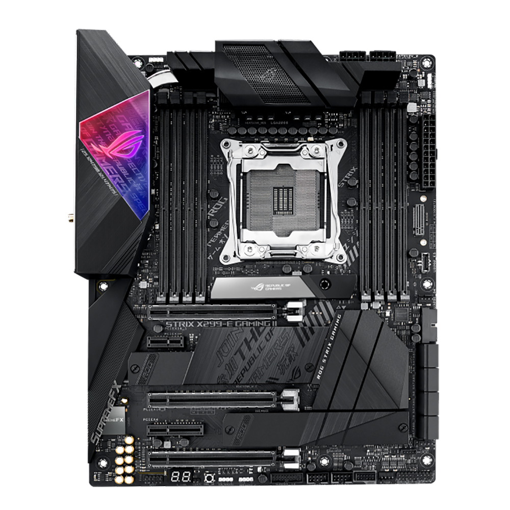 خرید،قیمت و مشخصات مادربرد ایسوس ROG Strix X299-E Gaming II  - قائم آی تی