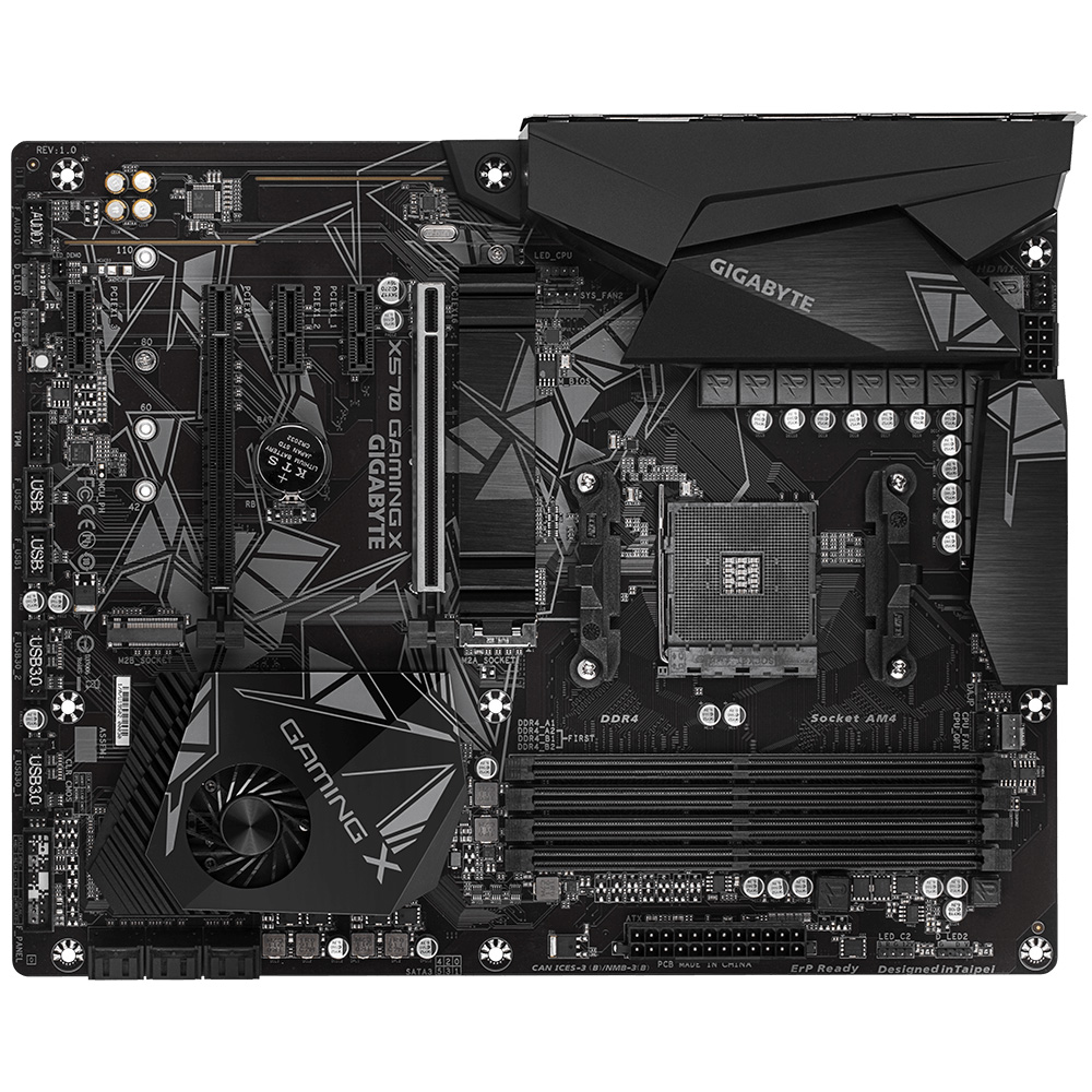 تصویر  مادربرد گیگابایت مدل X570 GAMING X rev. 1.0
