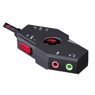 تصویر  کنترل کننده صدای هدست بازی ای فورتک مدل REMOTE CONTROL SOUND A4TECH GK-480