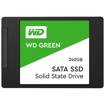 تصویر  اس اس دی اینترنال وسترن دیجیتال مدل Green WDS240G2G0A ظرفیت 240 گیگابایت SSD WD