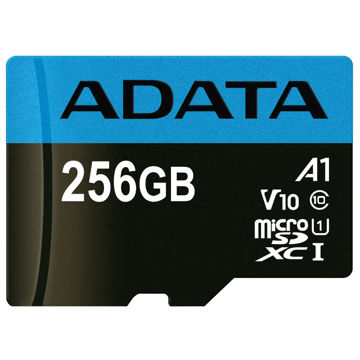 خرید،قیمت و مشخصات کارت حافظه microSDXC ای دیتا Premier V10 A1 کلاس 10 استاندارد UHS-I سرعت 100MBps ظرفیت 256 گیگابایت  - قائم آی تی
