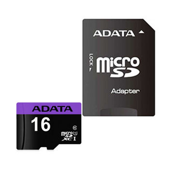 خرید،قیمت و مشخصات کارت حافظه‌ microSDHC ای دیتا Premier کلاس 10 استاندارد UHS-I U1 سرعت 80MBps ظرفیت 16 گیگابایت به همراه با آداپتور SD  - قائم آی تی