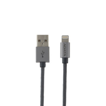 خرید،قیمت و مشخصات کابل تبدیل USB به لایتنینگ ای دیتا SCC1M طول 1 متر - قائم آی تی