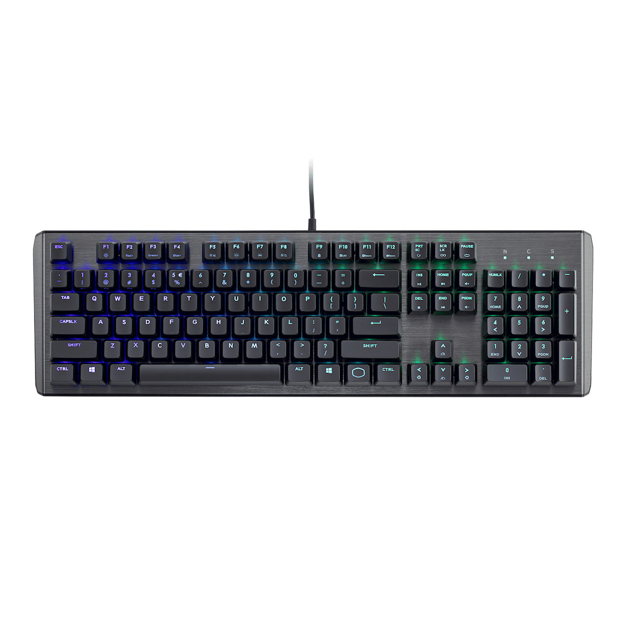 تصویر  کیبورد مخصوص بازی کولر مستر مدل KEYBOARD GAMING COOLER MASTER CK-550