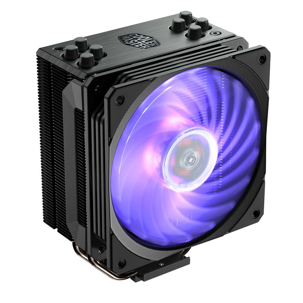 تصویر  FAN LIQUID COOLER MASTERخنک کننده پردازنده کولر مستر مدل HYPER 212 RGB BLACK EDITION