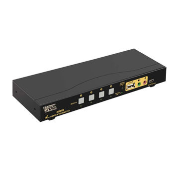 تصویر  سوییچ HDMI KVM چهار پورت  کی نت پلاس مدل KN22