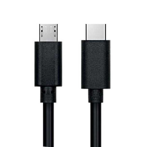 کابل تبدیل USB-C  به  microUSB کی نت پلاس مدل MC-01 طول 1.2 متر