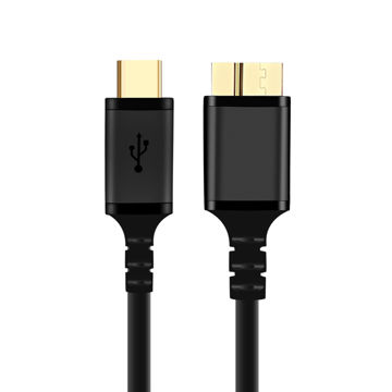 تصویر  کابل تبدیل USB-C به microB کی نت پلاس مدل KP-C2009 طول 1.5متر