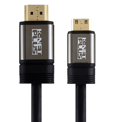 کابل HDMI2.0 to Mini کی نت پلاس مدل KP-HC174 به طول 1.8 متر