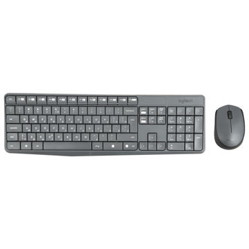 تصویر  کیبورد و ماوس بی سیم لاجیتک مدل KEYBOARD MOUSE LOGITECH MK 235 با حروف فارسی