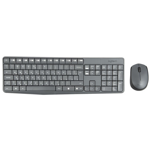 کیبورد و ماوس بی سیم لاجیتک مدل KEYBOARD MOUSE LOGITECH MK 235 با حروف فارسی