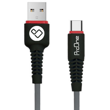 تصویر  کابل تبدیل USB به USB-C پرووان مدل PRO003 طول 0.3 متر
