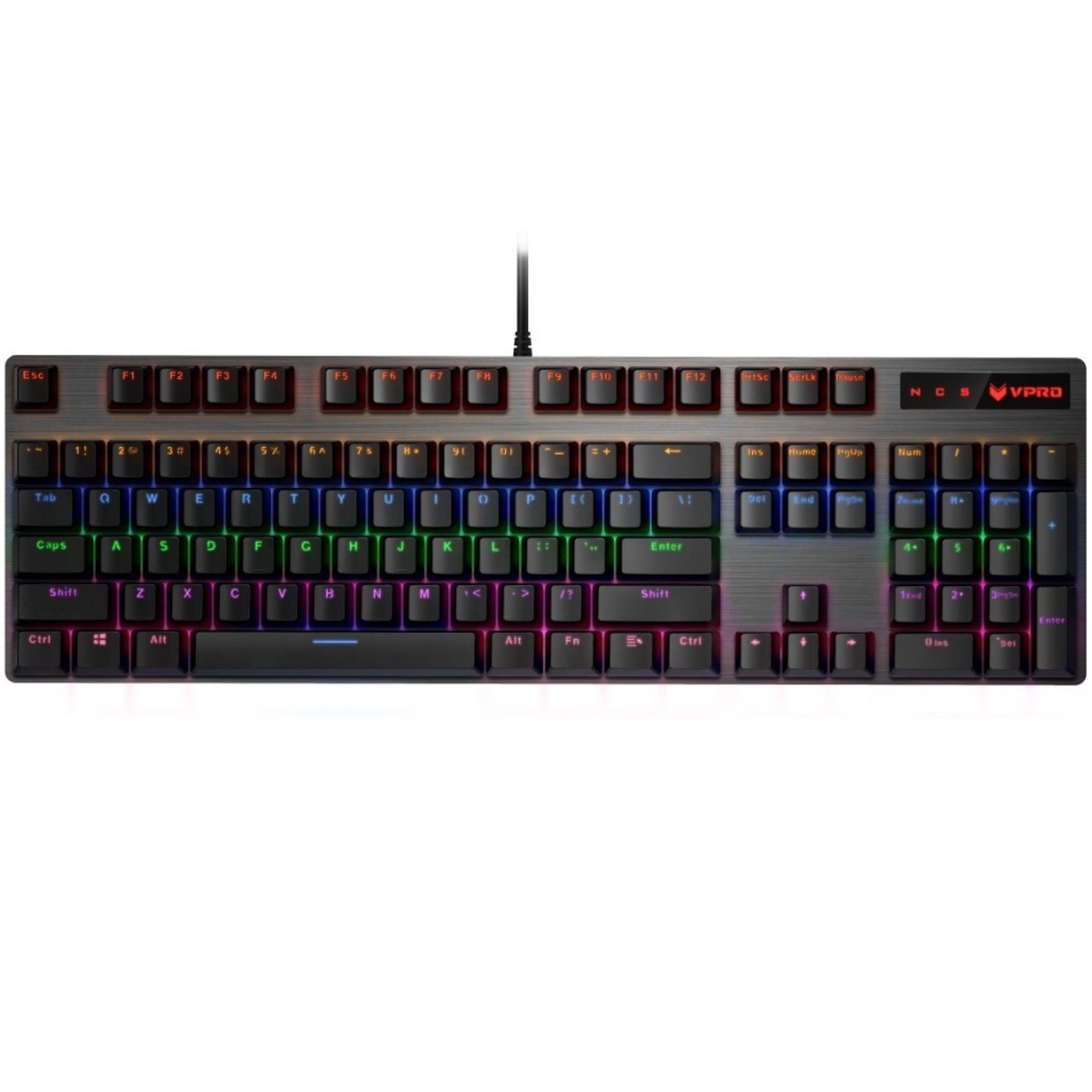 کیبورد مخصوص بازی مکانیکی گیمینگ  رپو مدل  PROKEYBOARD RAPOO GAMING V 500 PRO