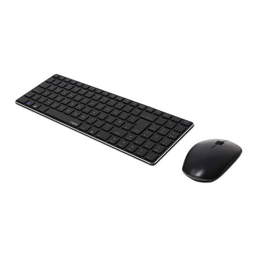 کیبورد و ماوس بدون سیم رپو مدل KEYBOARD MOUSE WIRELESS RAPOO 9300 M