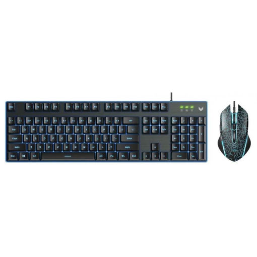 کیبورد و ماوس مخصوص بازی رپو مدل KEYBOARD MOUSE GAMING RAPOO V 100S