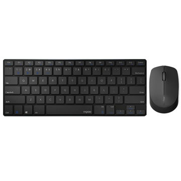 تصویر  کیبورد و ماوس بی سیم رپو مدل KEYBOARD MOUSE RAPOO 9000G