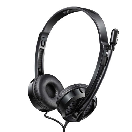 هدست سیم دار رپو مدل HEADSET RAPOO H-100 3.5Mm