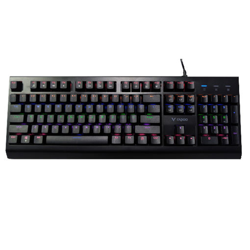 کیبورد مخصوص بازی رپو مدل KEYBOARD GAMING RAPOO BACKLIGHT V-520