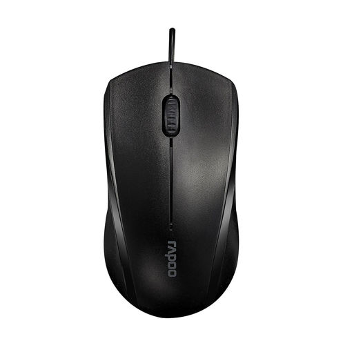 ماوس سیم دار رپو مدل MOUSE SILENT RAPOO N-1200