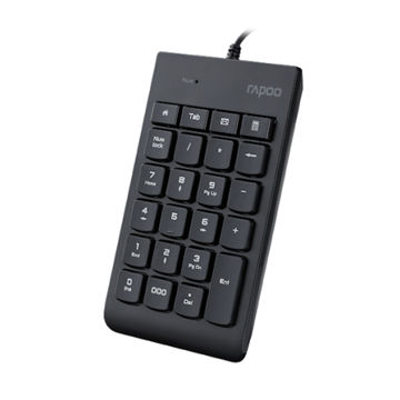 تصویر  NUMLOCK RAPOO KEYBOARD کیبورد اعداد رپو مدل K10