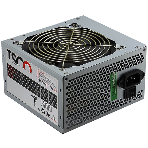POWER TSCO منبع تغذیه کامپیوتر تسکو مدل TP 570W  در قائم آی تی