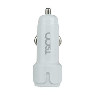 تصویر  شارژر فندکی تسکو مدل CAR CHARGER TSCO TCG-32 به همراه کابل microUSB