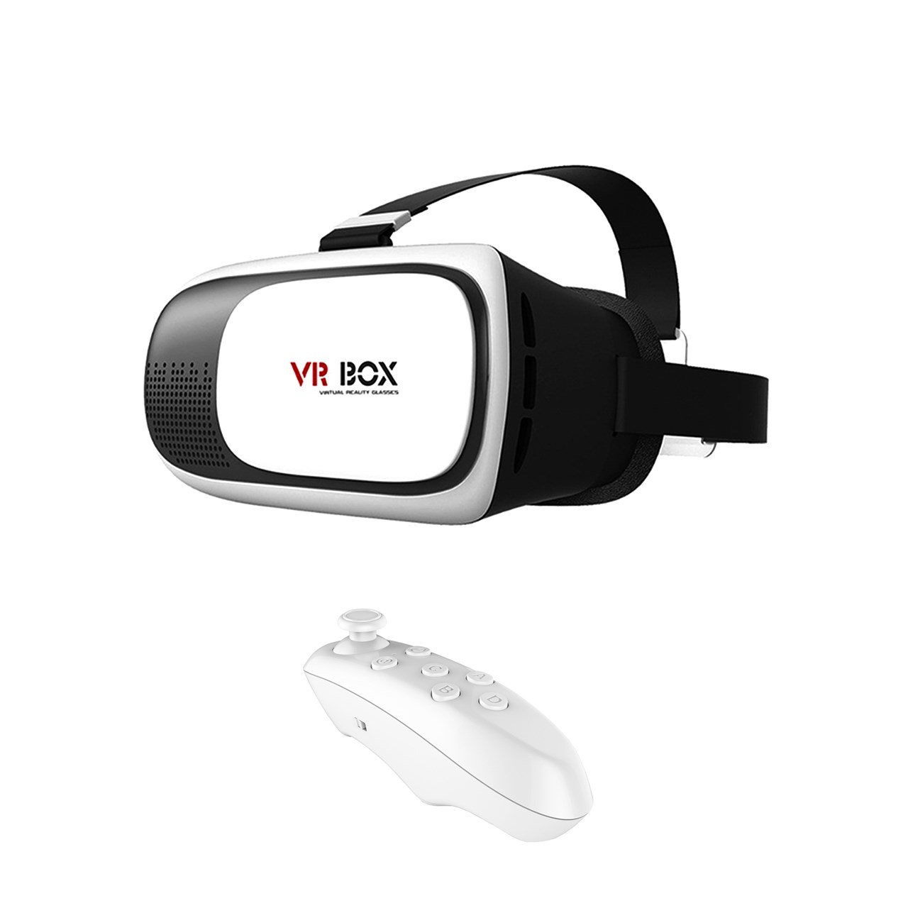 تصویر  هدست واقعیت مجازی ایکس پی پروداکت مدل VR BOX به همراه ریموت کنترل