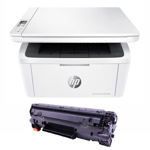 پرینتر چندکاره لیزری اچ پی مدل LaserJet Pro MFP M28w به همراه تونر