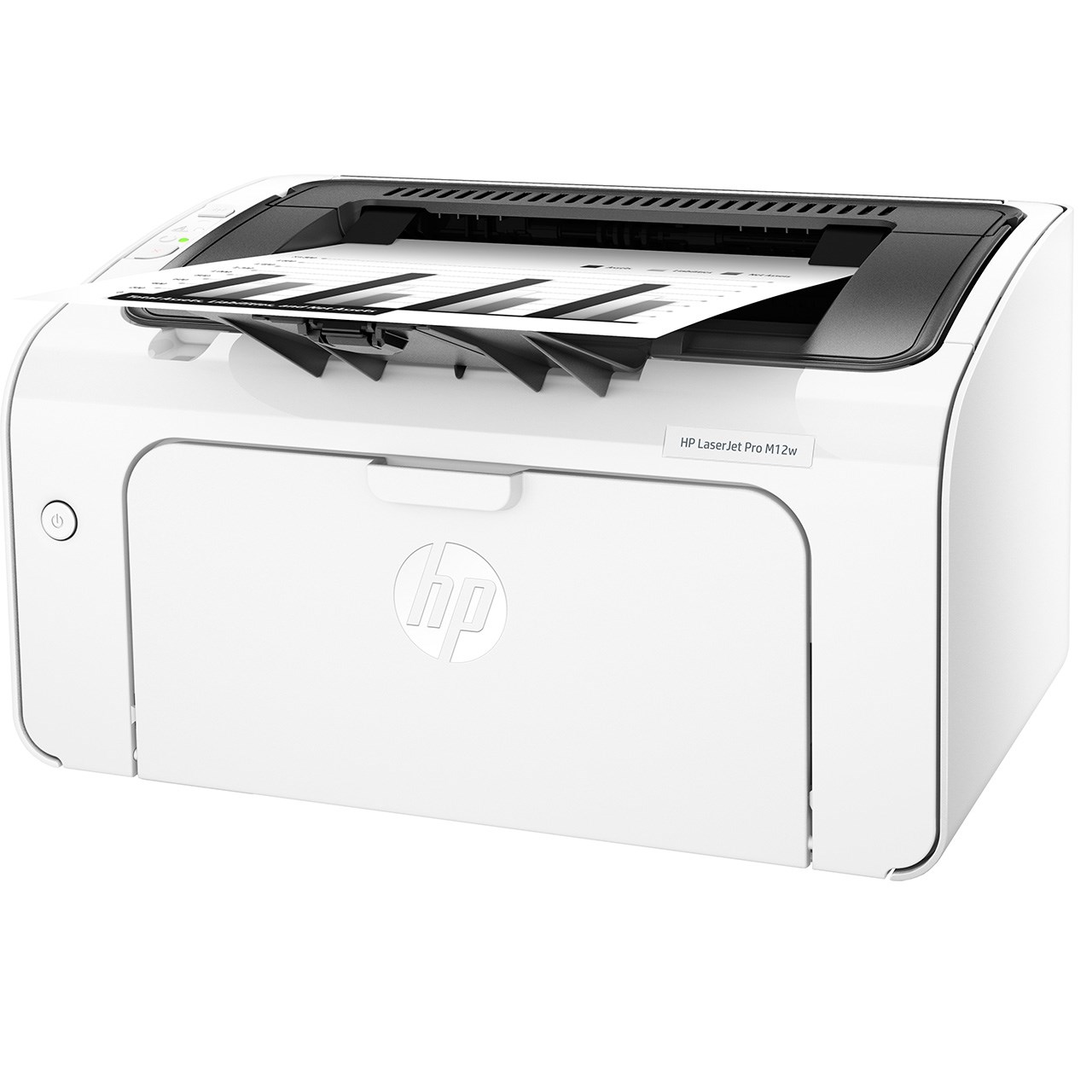 خرید،قیمت و مشخصات پرینتر لیزری اچ پی LaserJet Pro M12w - قائم آی تی