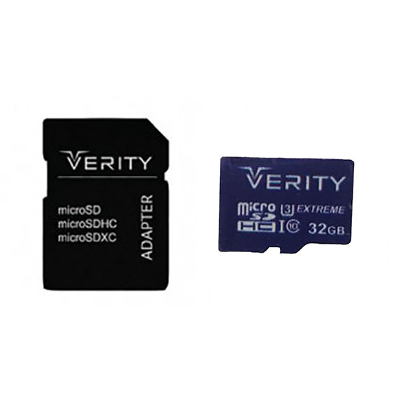 تصویر  کارت حافظه microSDHC وریتی مدل 533X کلاس 10 استاندارد UHS-I U1 سرعت 80MBps ظرفیت 32 گیگابایت به همراه آداپتور SD