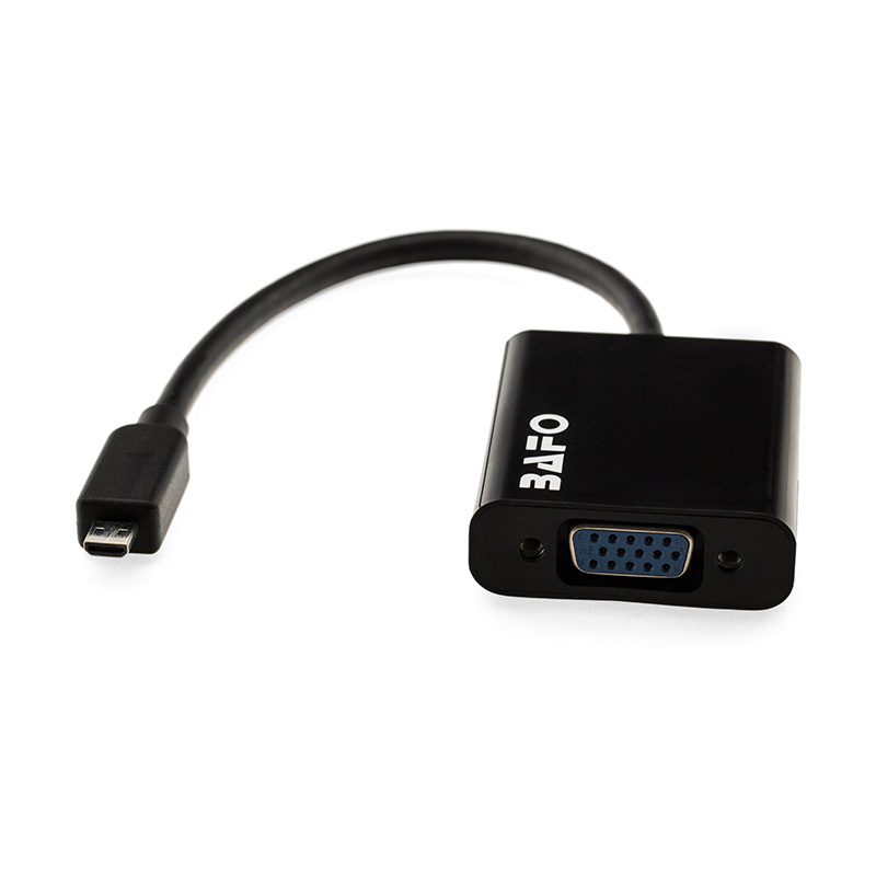 خرید،قیمت و مشخصات  مبدل MHL microUSB به VGA بافو  BF-2645 - قائم آی تی