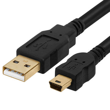 خرید،قیمت و مشخصات  کابل تبدیل USB به miniUSB بافو D30301 طول 3 متر - قائم آی تی