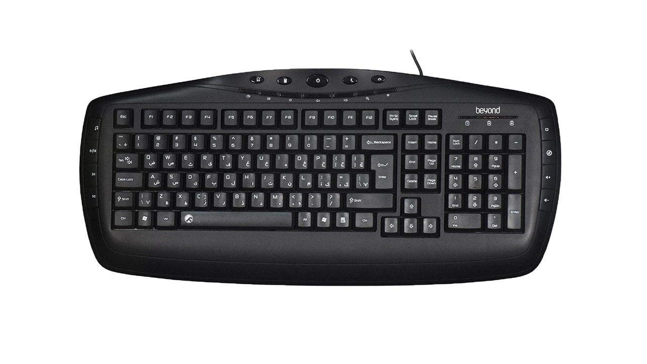 کیبورد بیاند مدل BEYOND BK-6161 در قائم آی تی