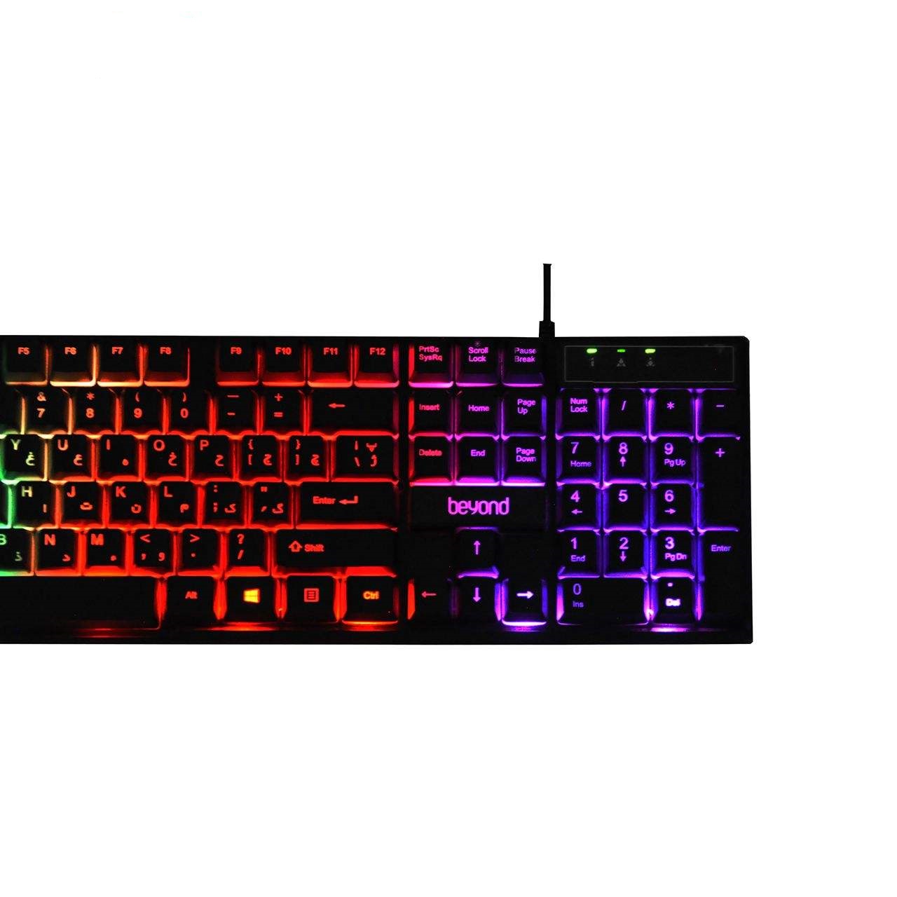 کیبورد بیاند مدل BEYOND BK-7100 RGB