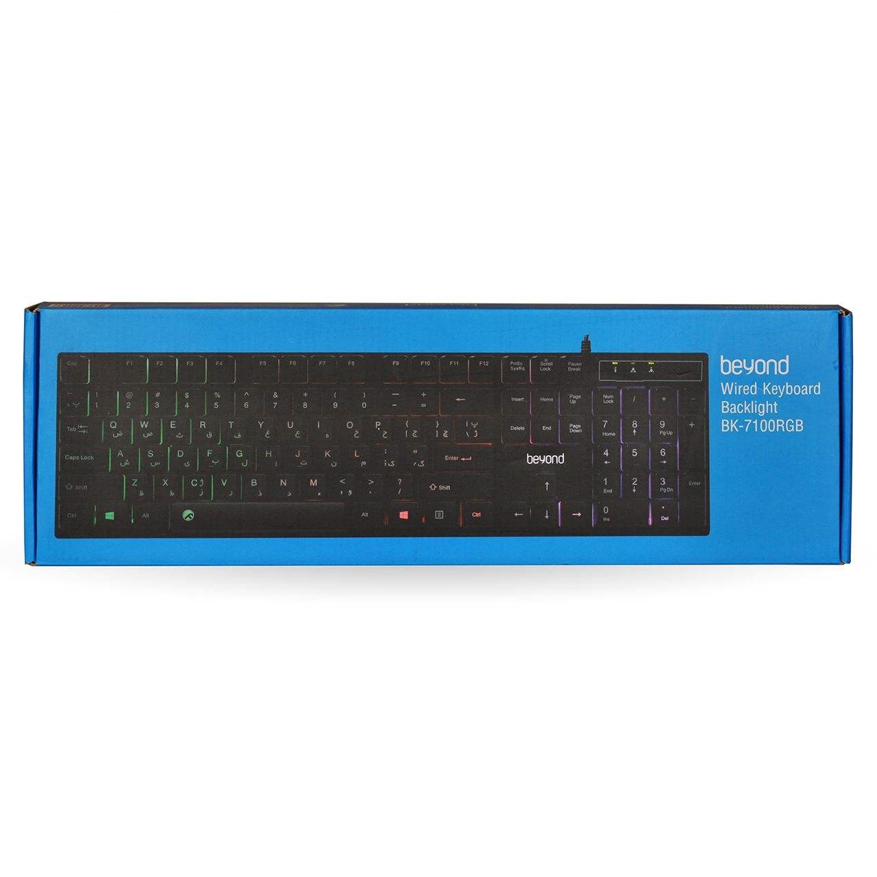 کیبورد بیاند مدل BEYOND BK-7100 RGB