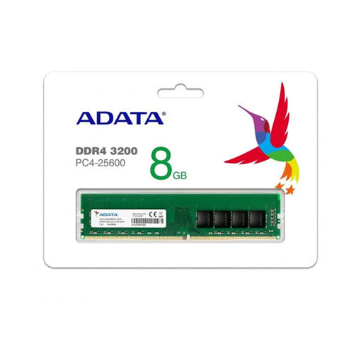 رم کامپیوتر DDR4 ای دیتا فرکانس UDIM RAM ADATA 3200 مگاهرتز ظرفیت 8 گیگابایت