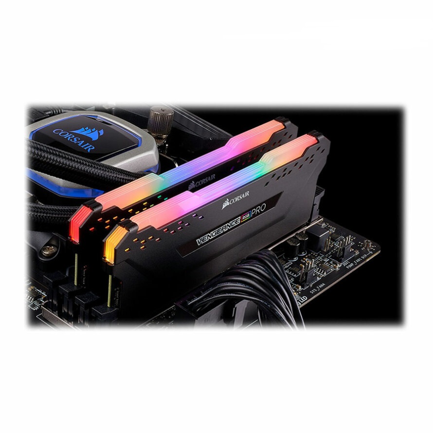 رم کورسیر RAM CORSEIR VENGEANCE RGB PRO 32GB 16GBx2 3200MHz CL16