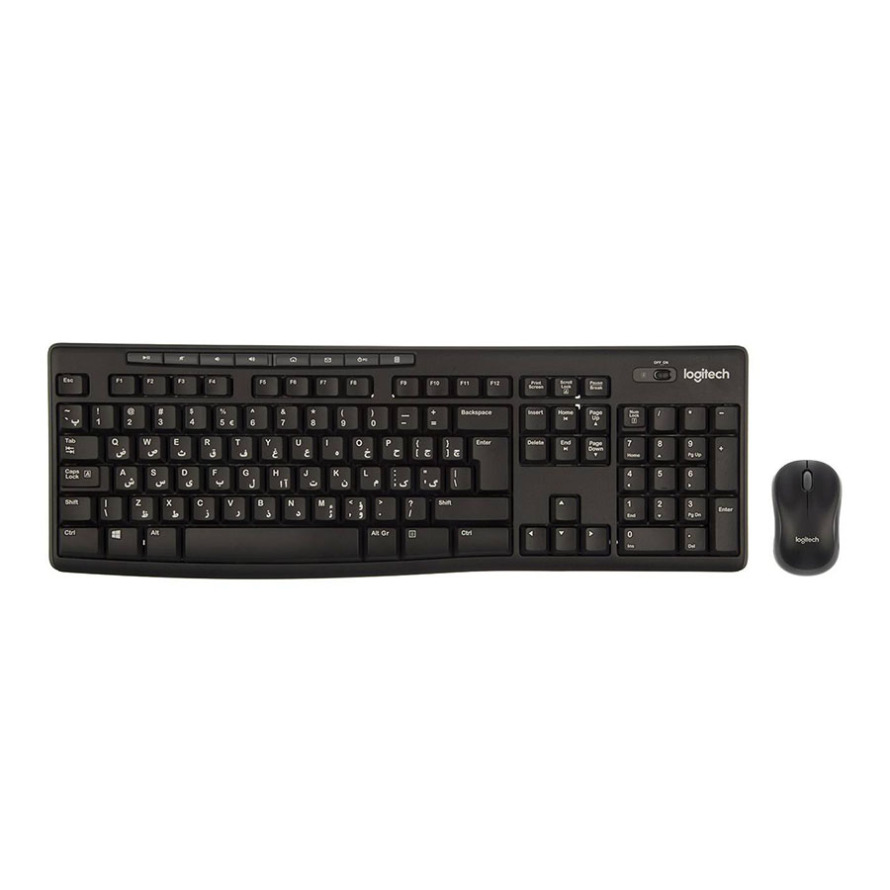 کیبورد و موس لاجیتک مدل Keyboard Logitech MK270 در قائم آی تی