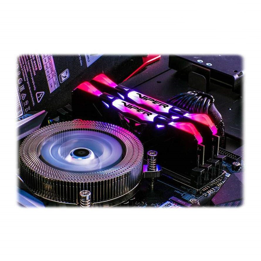 رم پاتریوت RAM PATRIOT Viper RGB 32GB 16GBx2 3600MHz CL18 Black