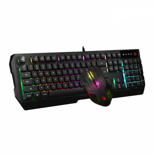 کیبورد و ماوس گیمینگ ایفورتک KEYBOARD MOUSE A4tech Bloody Q-1300