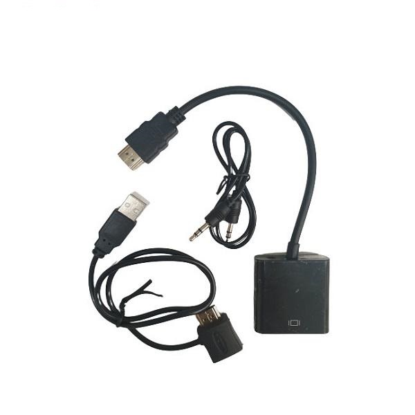 مبدل HDMI به VGA کی نت مدل HDMI TO VGA KNET K-AHV00PS4