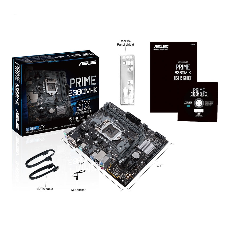 Asus PRIME B360M-K Motherboard